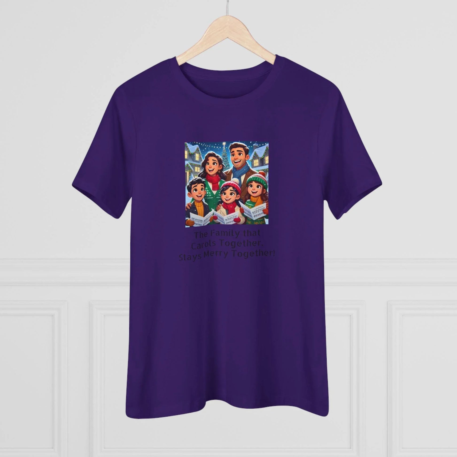 The Family that Carols Together, Stays Merry Together! - Women's Softstyle Tee - Whippie's