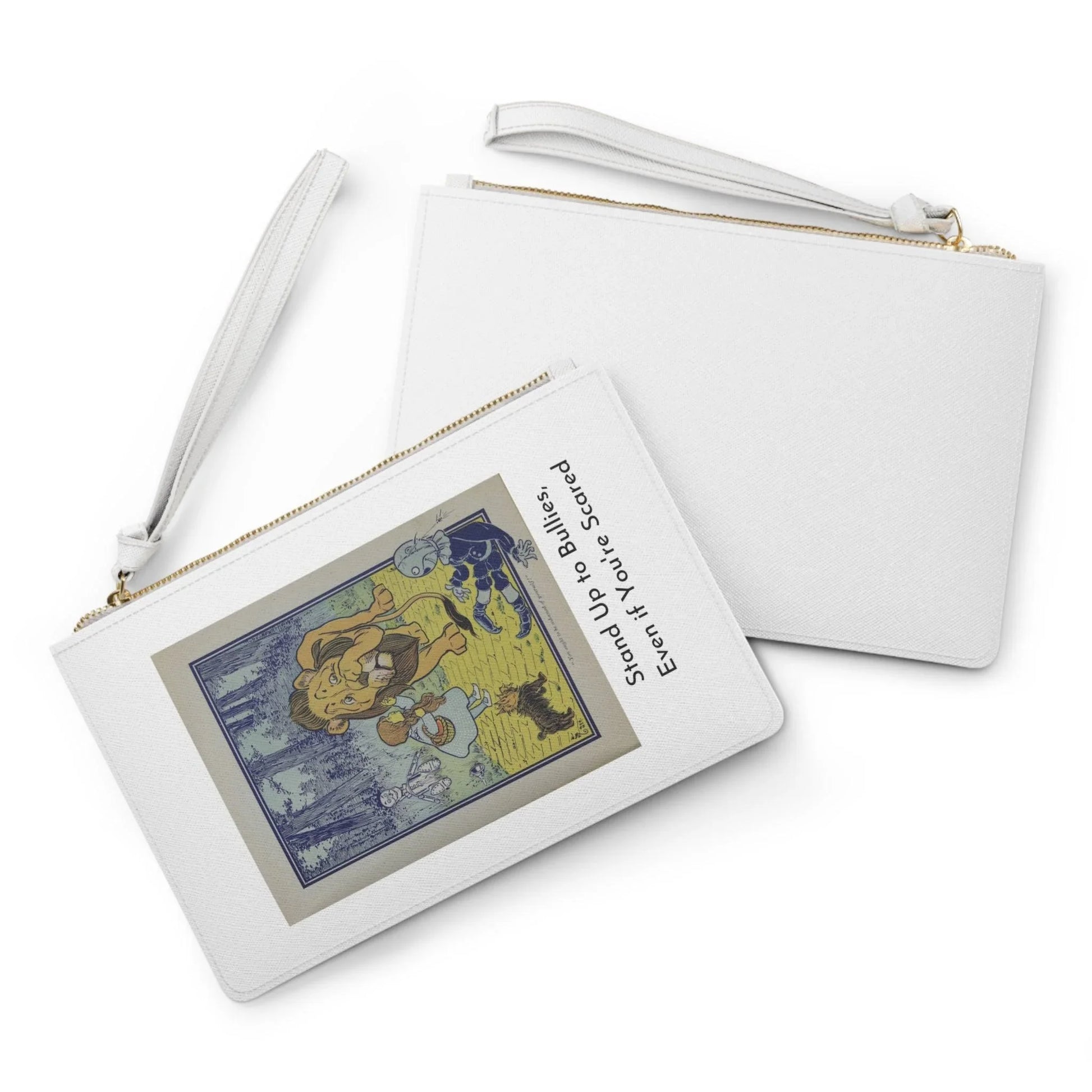 🦁 Stand Up to Bullies, Even When You're Afraid! 🦁 Clutch Bag 👜 - Whippie's