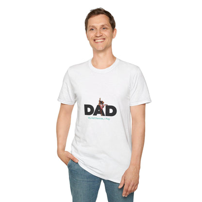 Dance Dad: Darker Skin Toned Dancer Girl T-Shirt - Whippie's