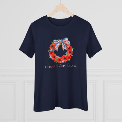 Memorial Day 'Honoring Our Heroes' Wreath - Women's Tee - Whippie's