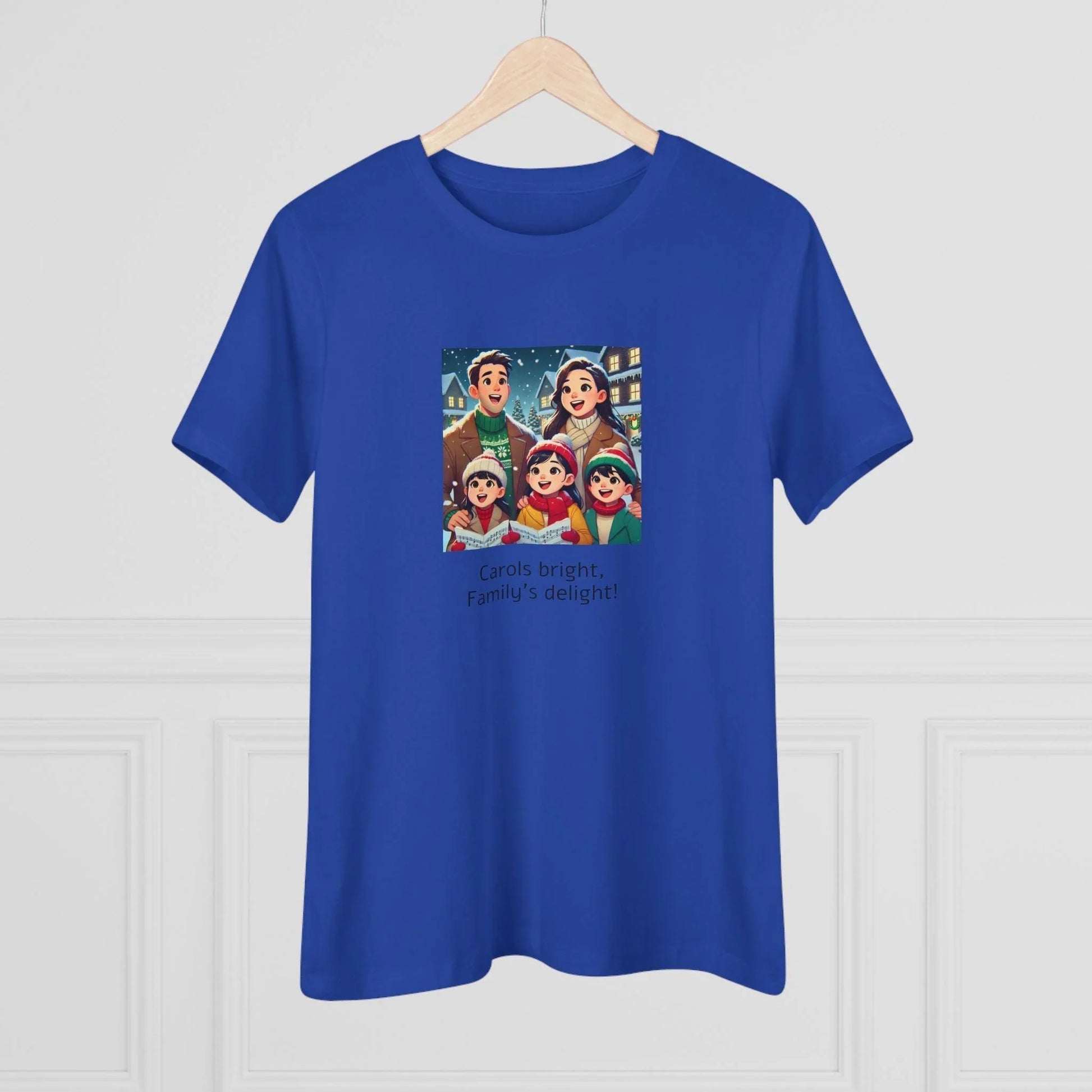 Carols bright, Family's delight! - Women's Softstyle Tee - Whippie's