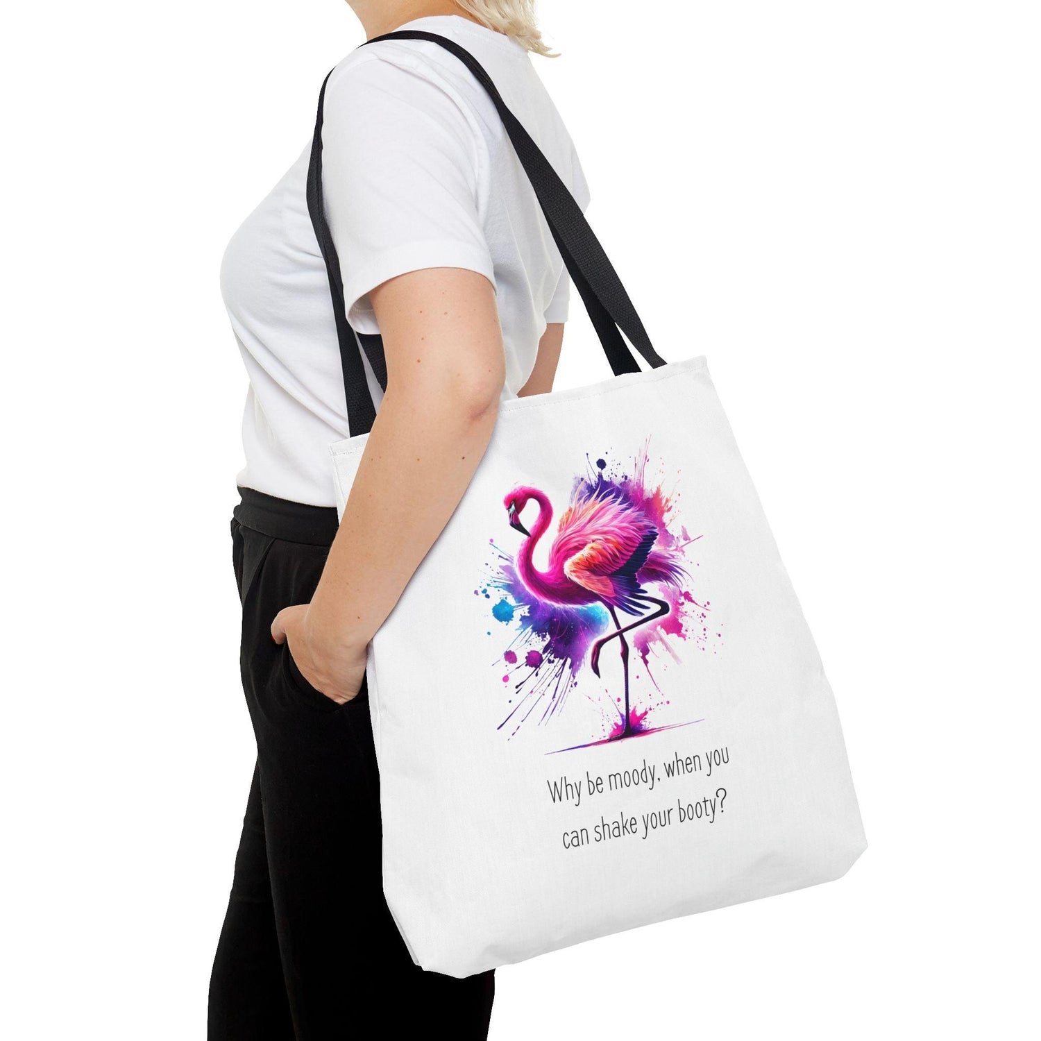 Shake Your Booty Tote Bag - 🦩 Flaunt Your Flamingo Flair! 🦩 - Whippie's