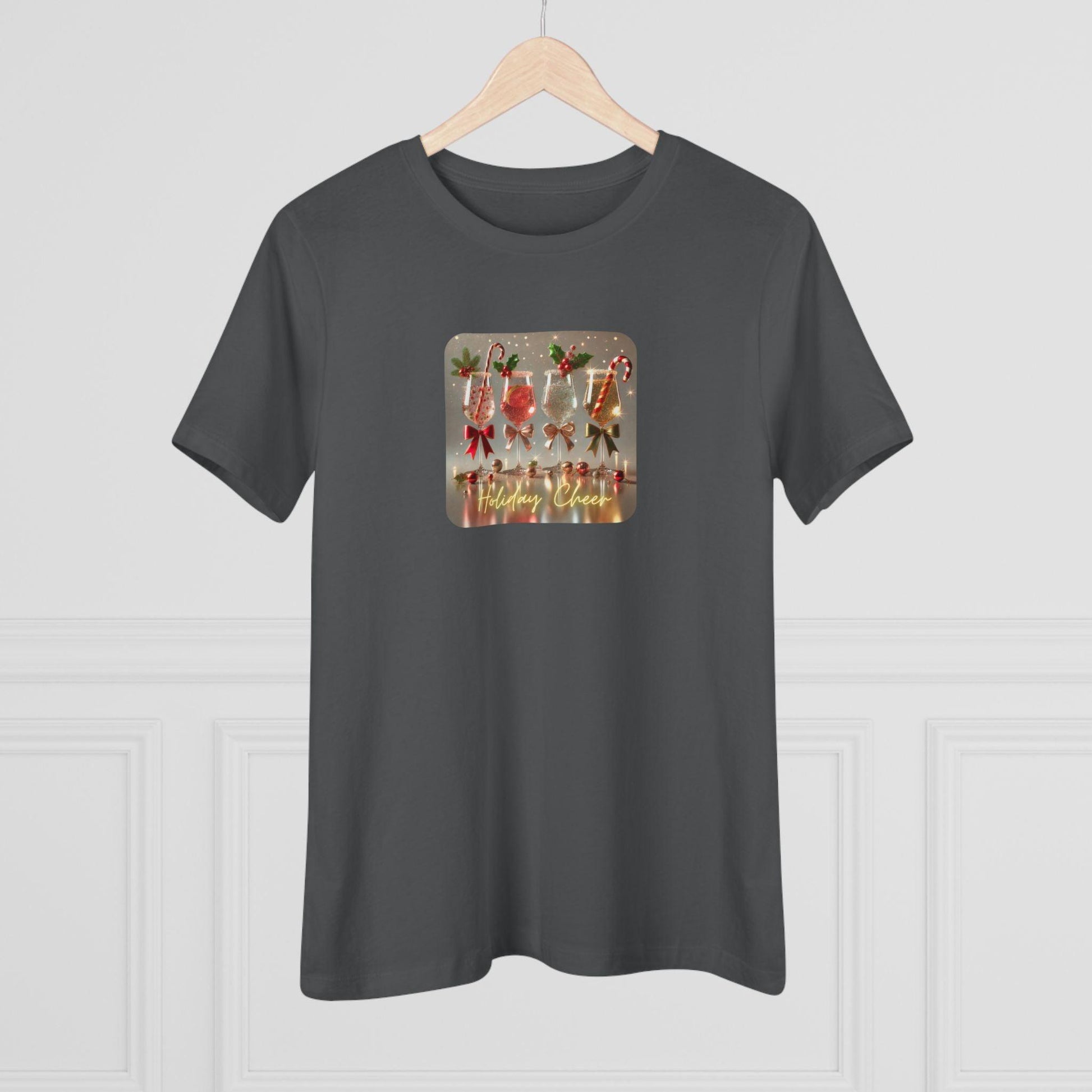 Holiday Cheer - Sip, Smile, Repeat 🥂🎄 - Women's Softstyle Tee - Whippie's