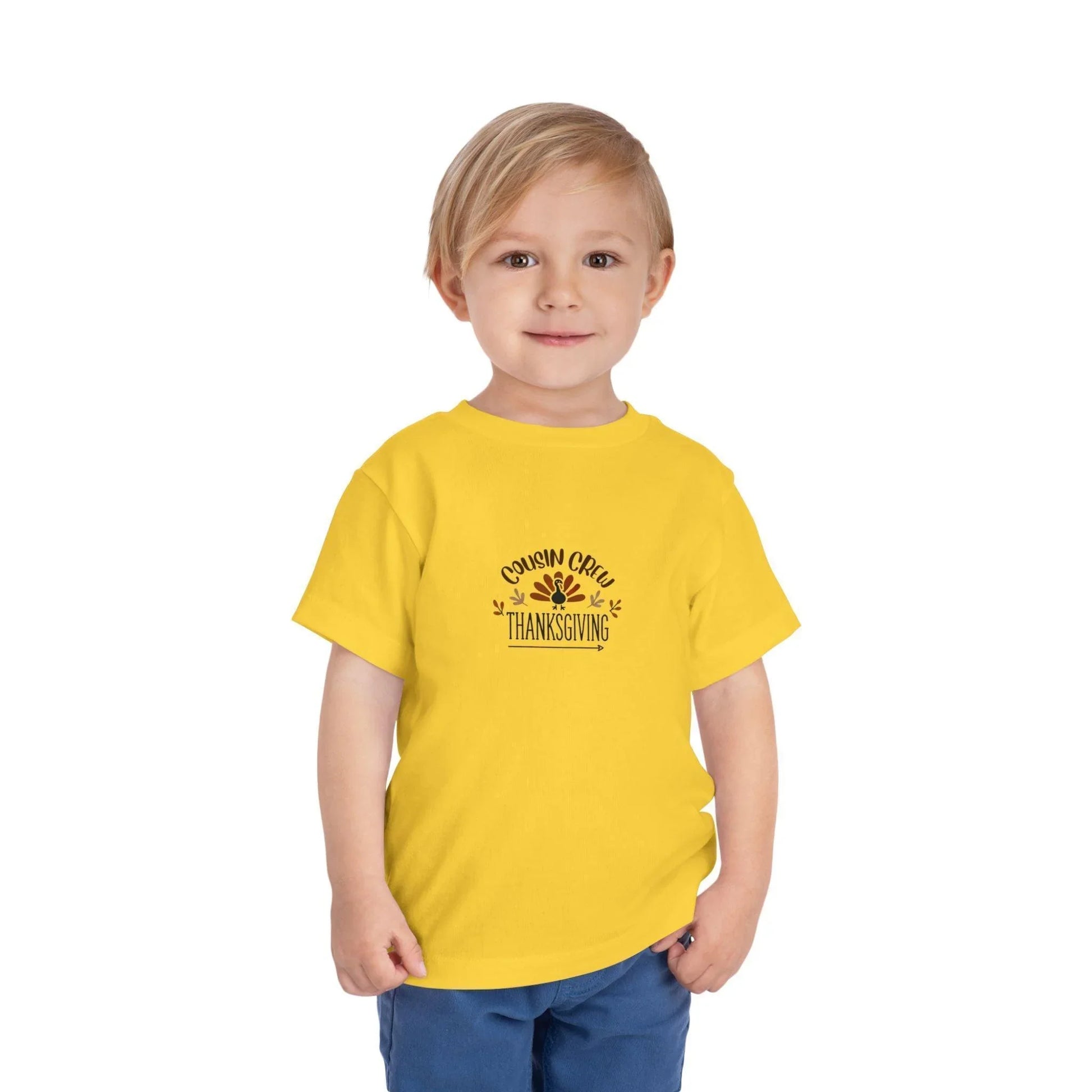 Thanksgiving Cousin Crew - Toddler Short Sleeve Tee - Whippie's