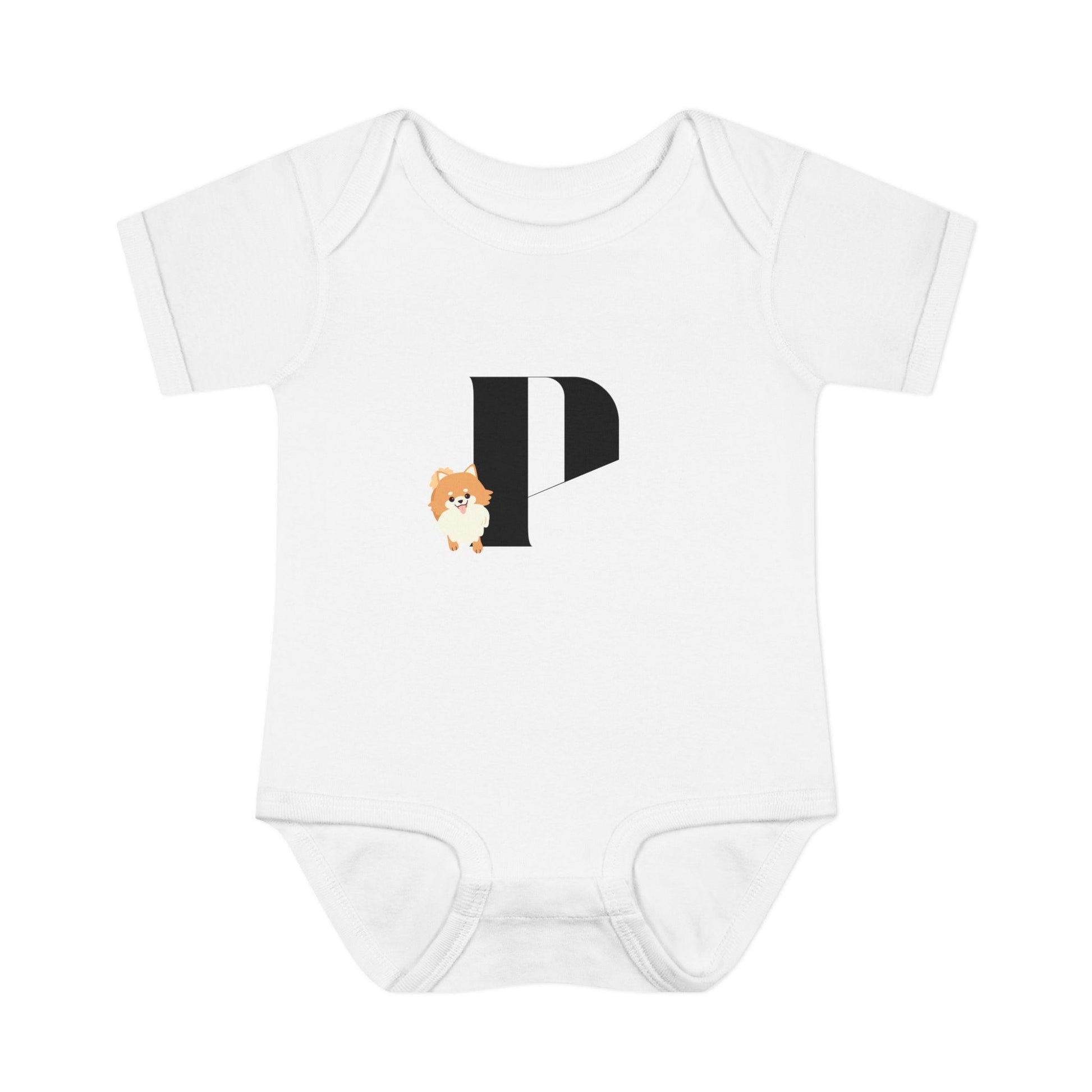Alphabet Adventures: Letter P - Precious Pomeranian Baby Onesie P is for Precious Pomeranian! - Whippie's