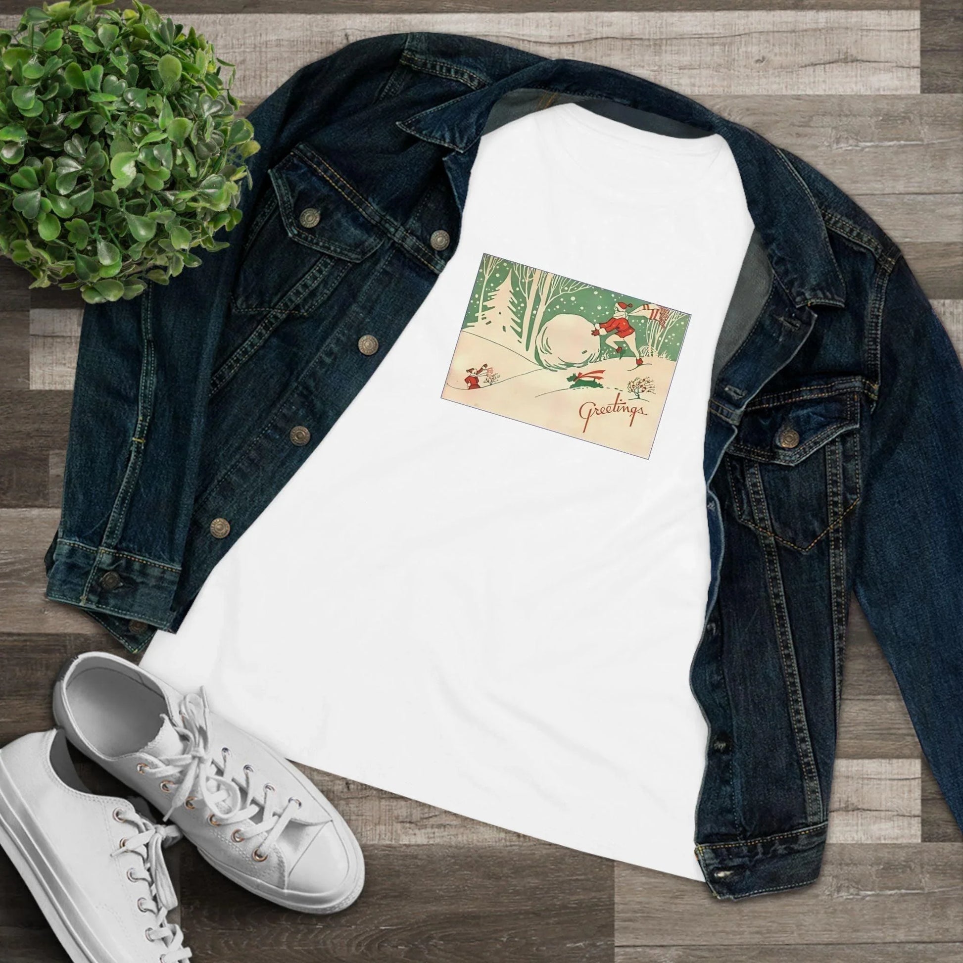 Greetings - Snow Fun - Women's Tee - Whippie's