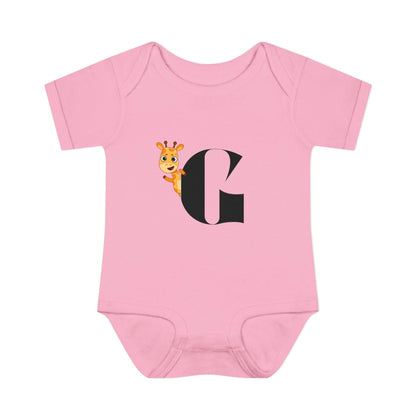 Alphabet Adventures: Letter G - Curious Giraffe Baby Onesie G is for Giggly Giraffe! - Whippie's