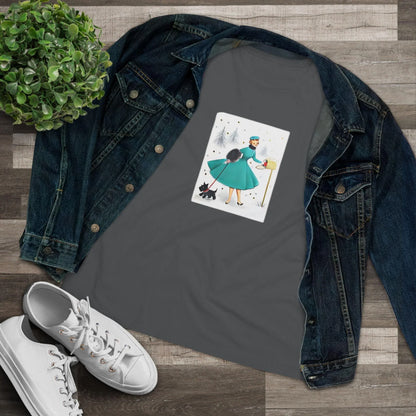 Retro Christmas Mailbox Check - Women's Softstyle Tee - Whippie's