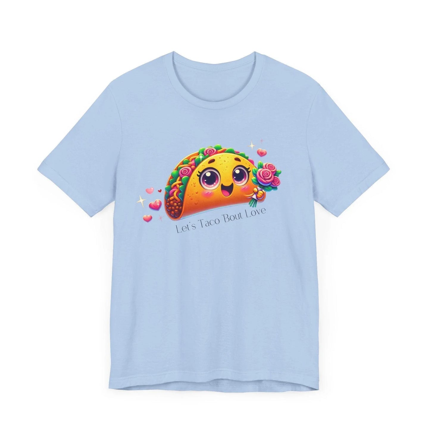 🌮 Let's Taco 'Bout Love 💖 Unisex Jersey Tee ✨ Spread the love this Valentine's Day! - Whippie's