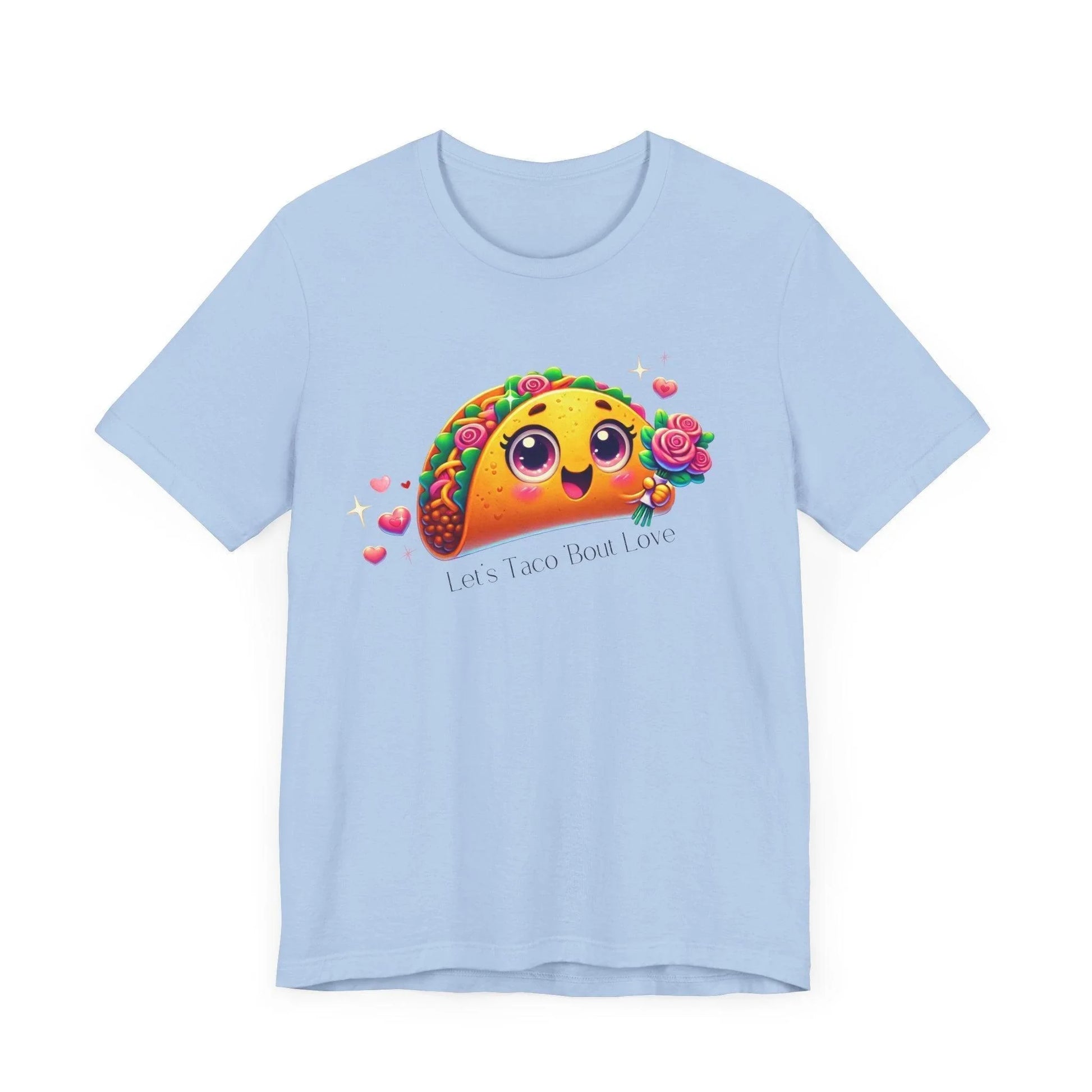 🌮 Let's Taco 'Bout Love 💖 Unisex Jersey Tee ✨ Spread the love this Valentine's Day! - Whippie's