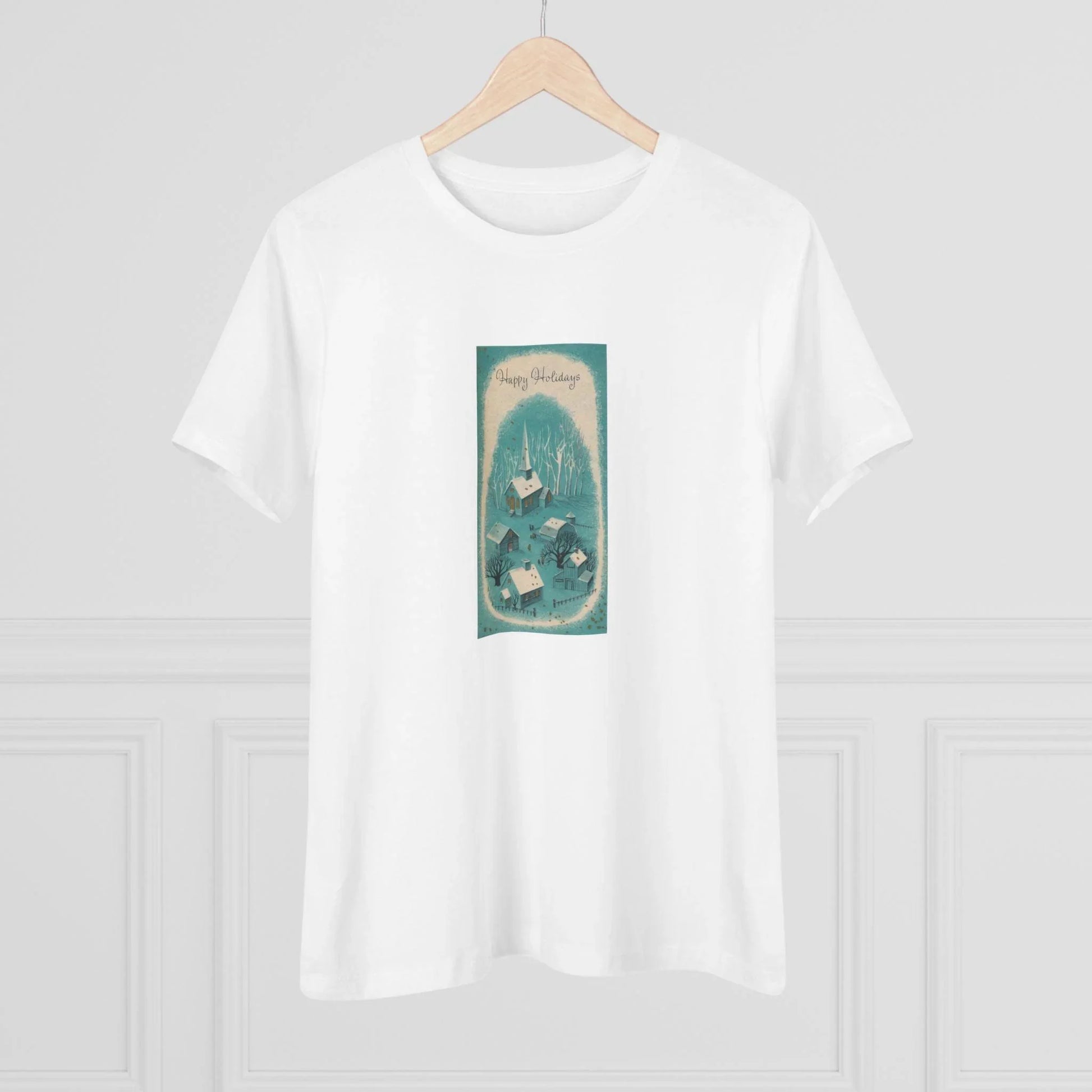 Happy Holidays - Vintage Village - Women's Tee - Whippie's