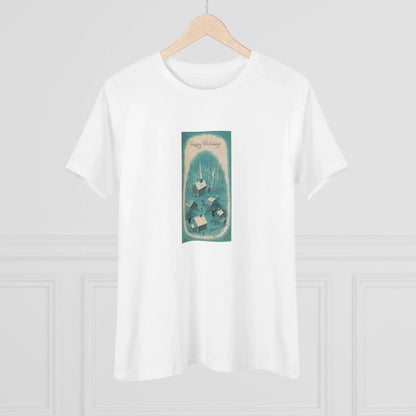 Happy Holidays - Vintage Village - Women's Tee - Whippie's