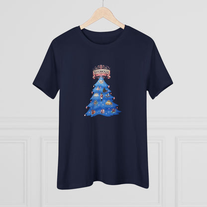Nutcracker Christmas Tree - A Festive Affair! 🎄✨ Women's Softstyle Tee - Whippie's