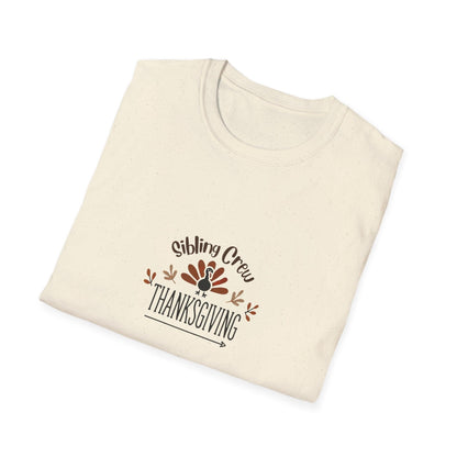 Thanksgiving Sibling Crew Unisex T-Shirt - Whippie's