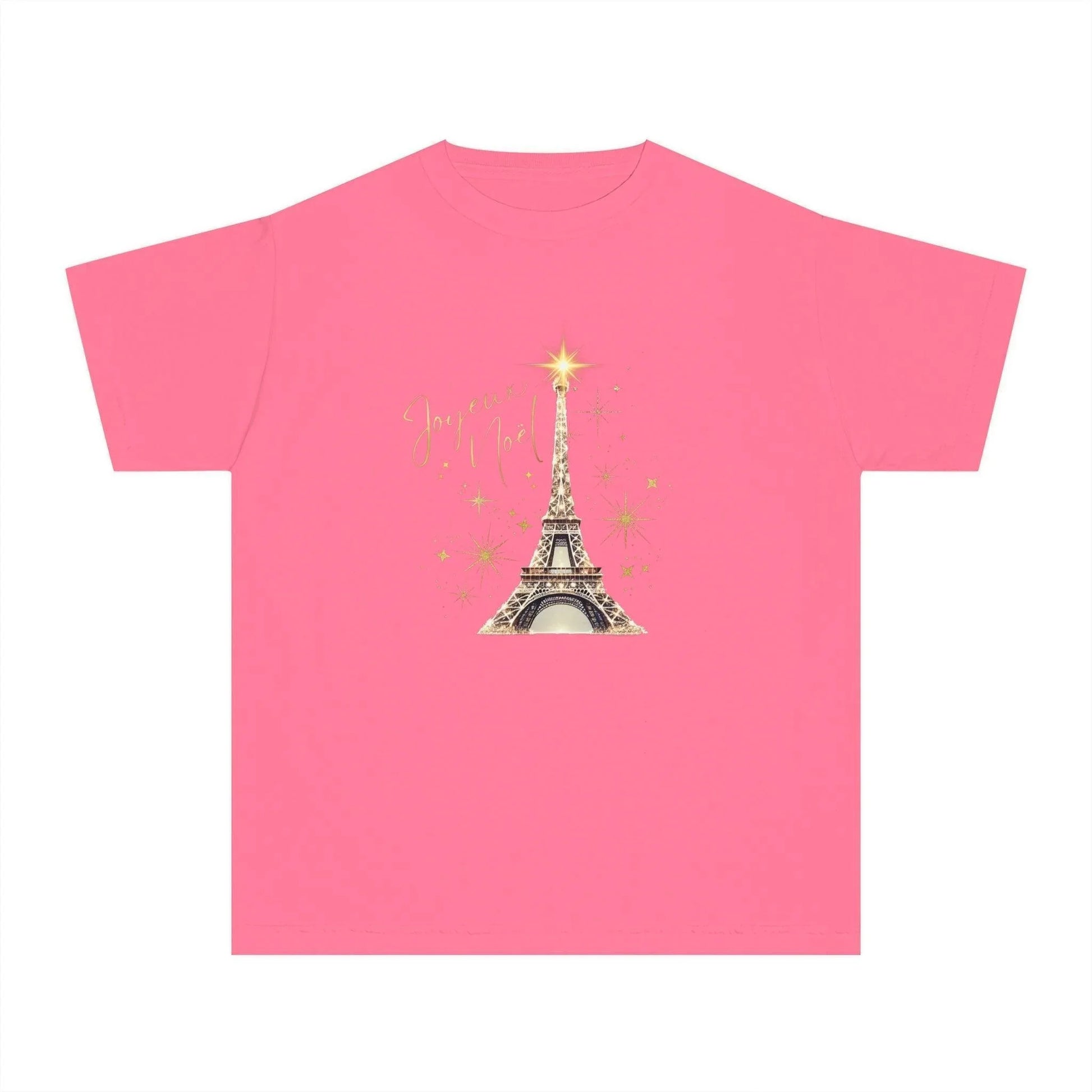 ✨ Joyeux Noël Youth Midweight Tee 🗼 A touch of Parisian elegance for your little one. - Whippie's