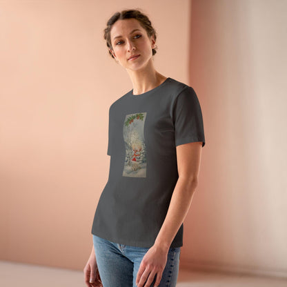 Glittery Winter Village Tee - Sparkle This Season! ✨🎄 Women's Softstyle Tee - Whippie's