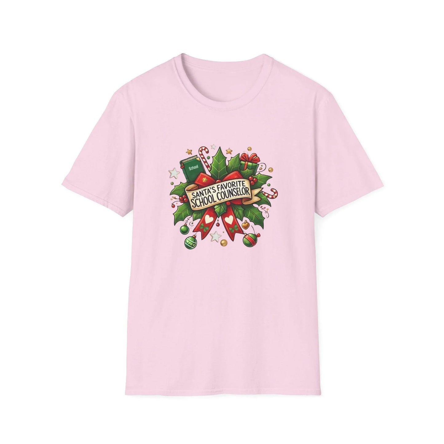 Santa's Favorite School Counselor Unisex Tee 🍎🎅 - Whippie's