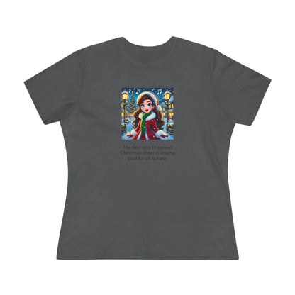 Caroler - Christmas Cheer - BHLBE Girl - Women's Tee - Whippie's