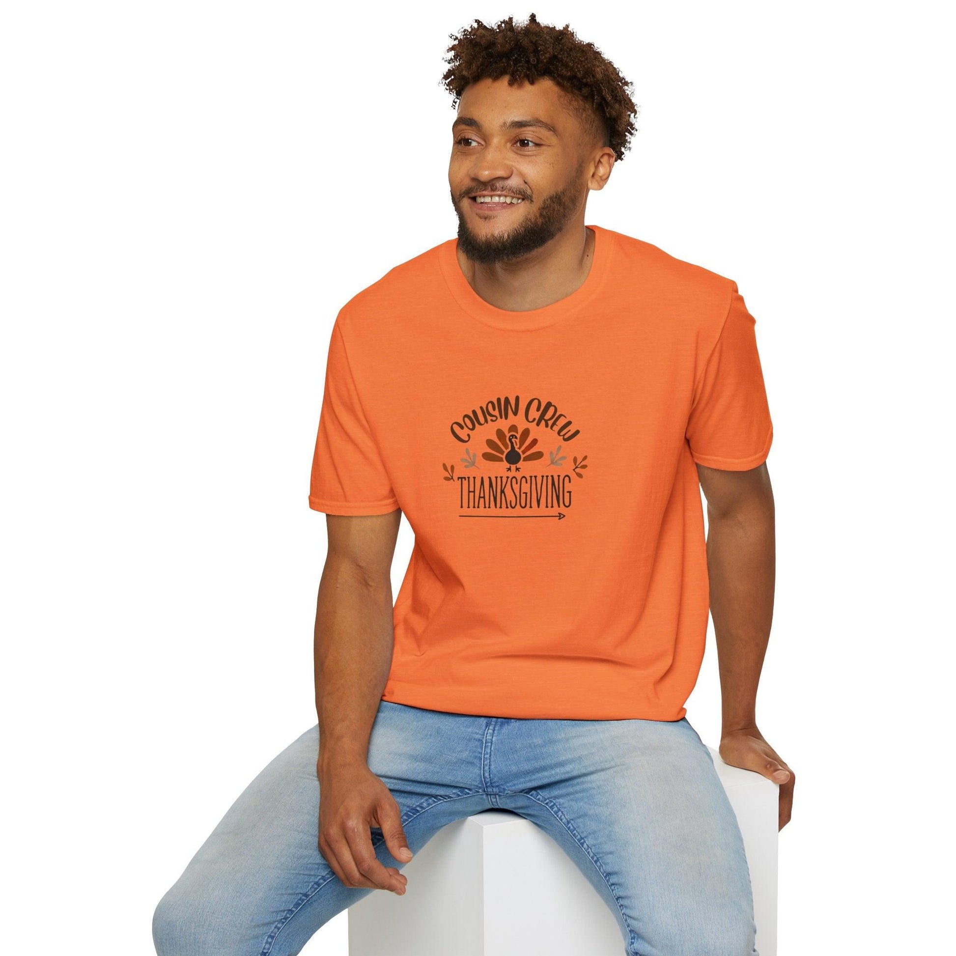 Thanksgiving Cousin Crew - Gobble 'Til You Wobble with Your Favorite Cousins! 🦃🍁 Unisex T-Shirt - Whippie's