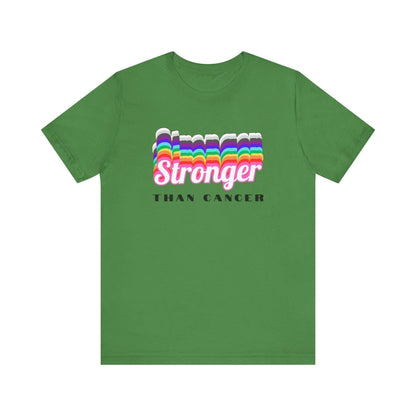 💪 Stronger Than Cancer 🎗️ Unisex Jersey Tee ✨ Show your support, wear your strength. - Whippie's