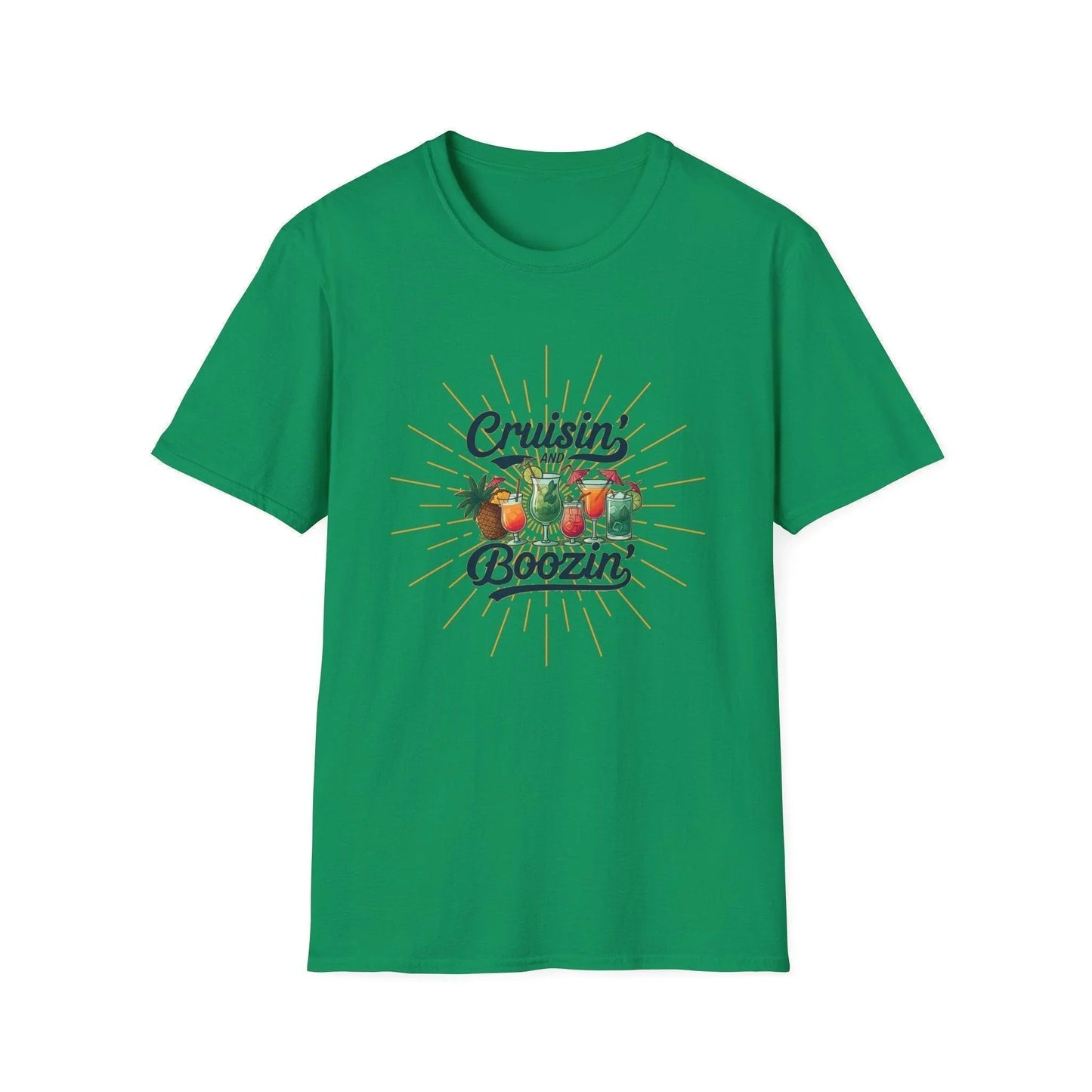 Cruisin' and Boozin Unisex Tee 🛳️🍹 - Whippie's