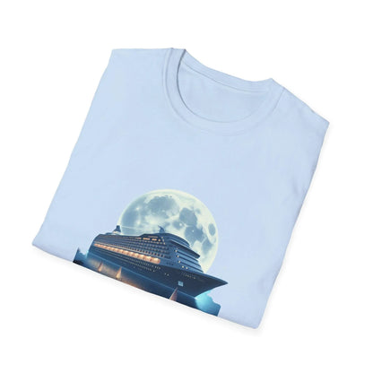 Moonlight Cruise Party 🛳️ Unisex T-Shirt - Dance the Night Away! 🌕 - Whippie's