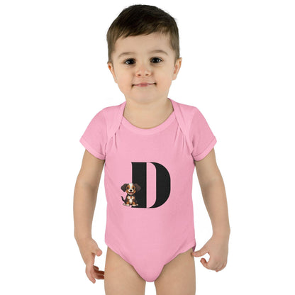 Alphabet Adventures: Letter D - Dog Baby Onesie Dress Your Little Darling in Dog-gone Delightful Style - Whippie's