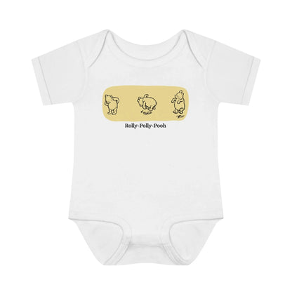 🧸 Rolly-Polly Pooh Onesie 🍯 Unisex Onesie ✨ A classic tale for a cuddly baby! - Whippie's