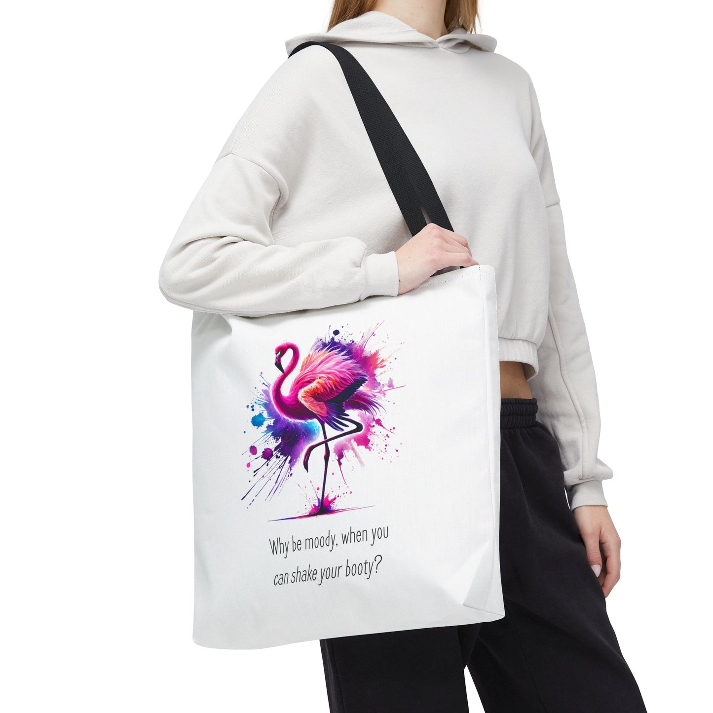 Shake Your Booty Flamingo Tote Bag | Dance Gift
