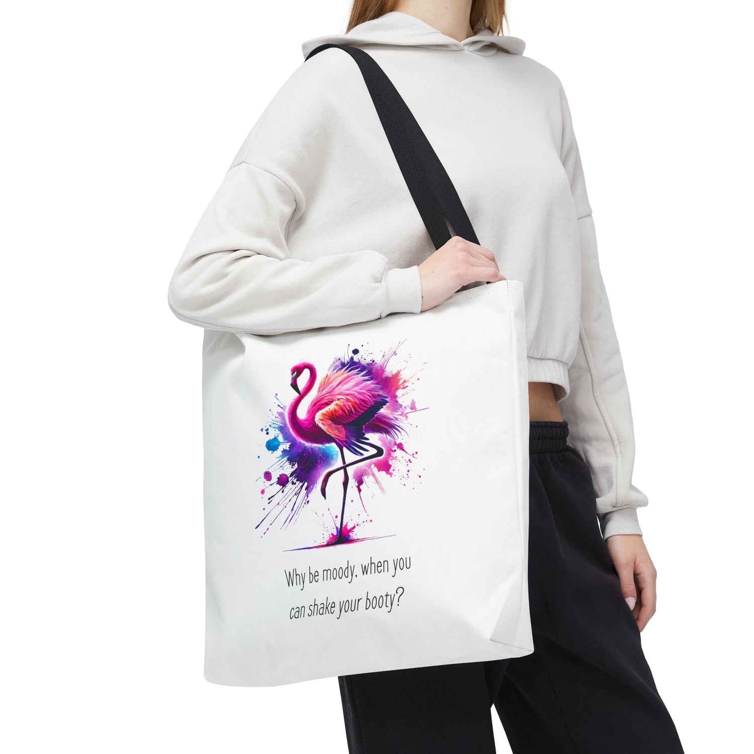 Shake Your Booty Flamingo Tote Bag | Dance Gift