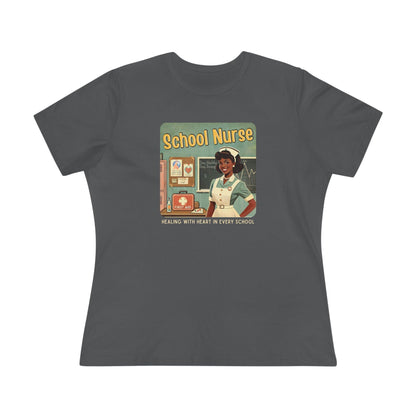 School Nurse Hero Tee (2) - Healing with Heart in Every School 🩺❤️ - Whippie's