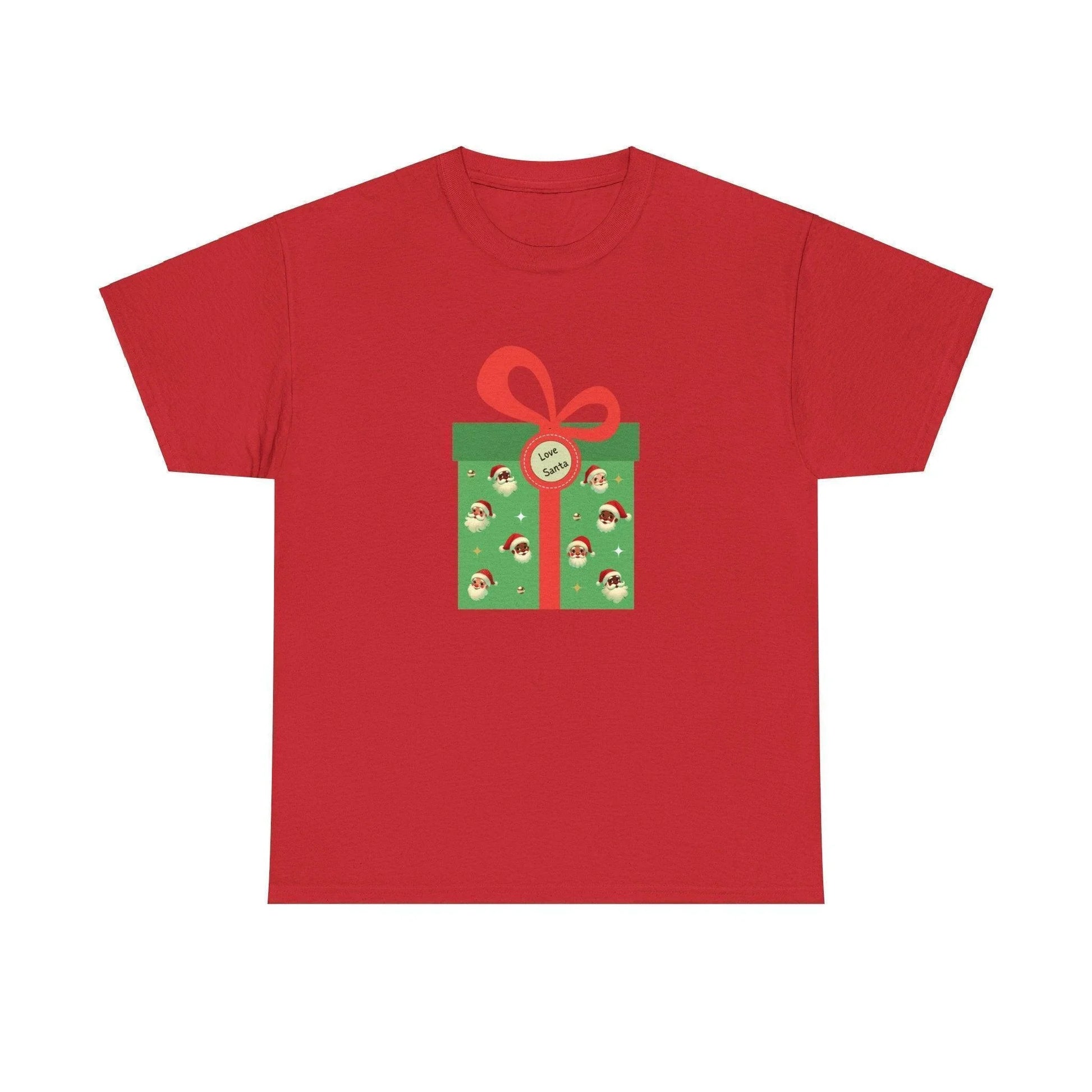 Love Santa Present 🎅 Unisex Heavy Cotton™ Tee! - Whippie's