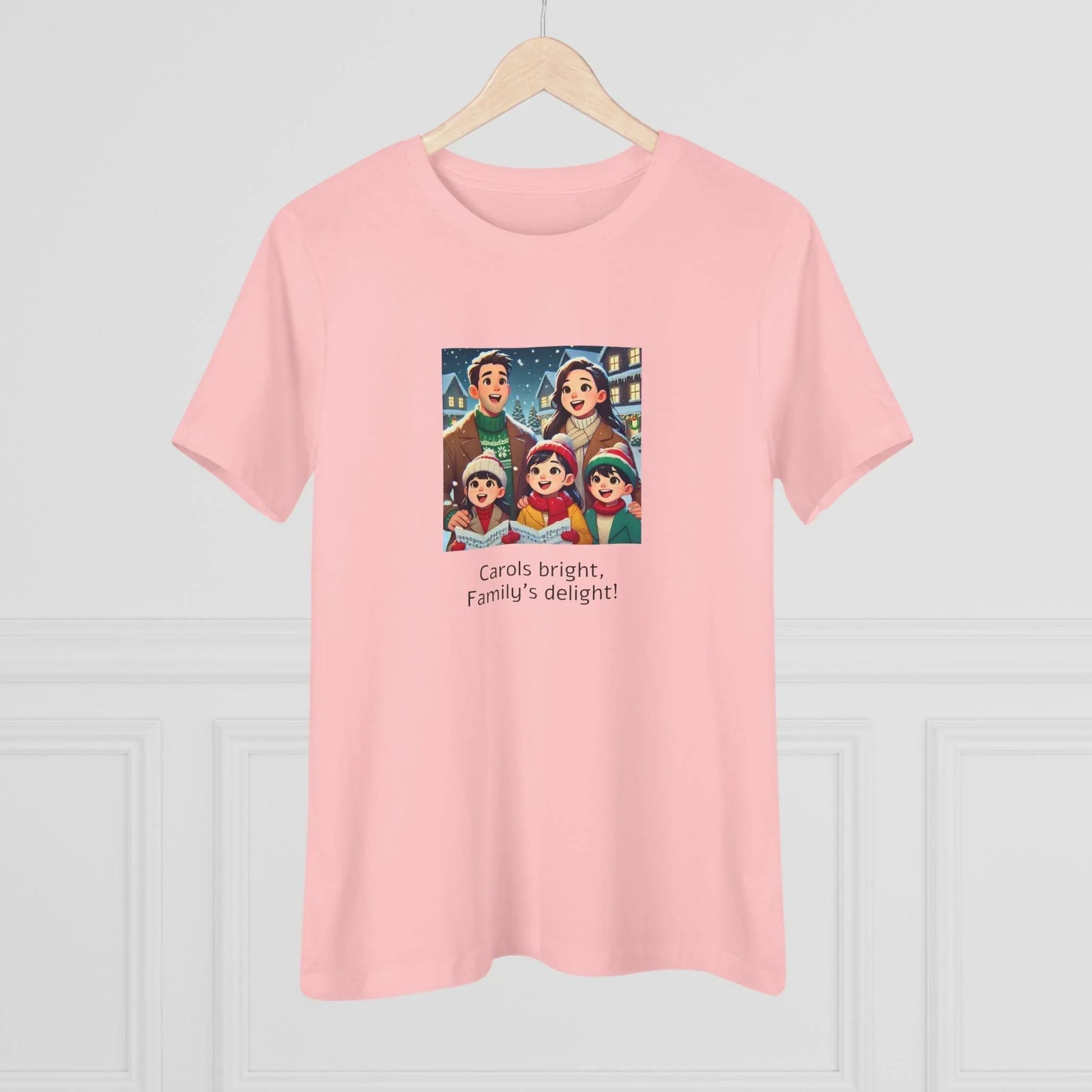 Carols bright, Family's delight! - Women's Softstyle Tee - Whippie's
