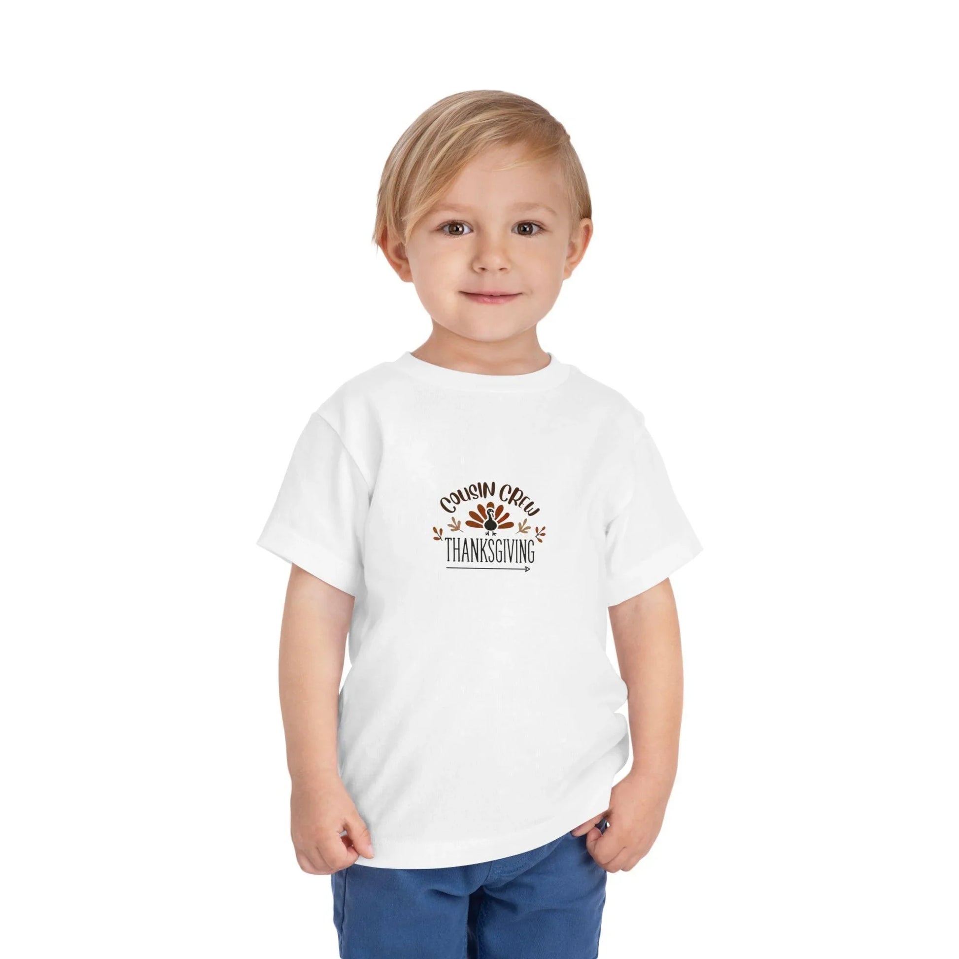 Thanksgiving Cousin Crew - Toddler Short Sleeve Tee - Whippie's