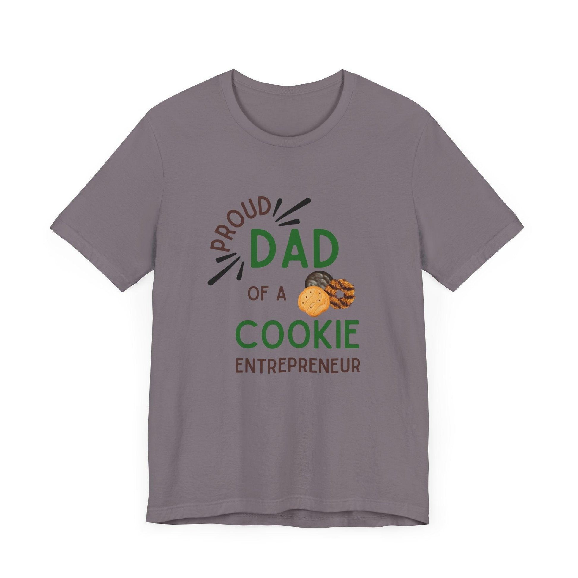 Proud Dad of a Cookie Entrepreneur - Unisex Jersey Tee Celebrate Your Little Cookie Boss! - Whippie's