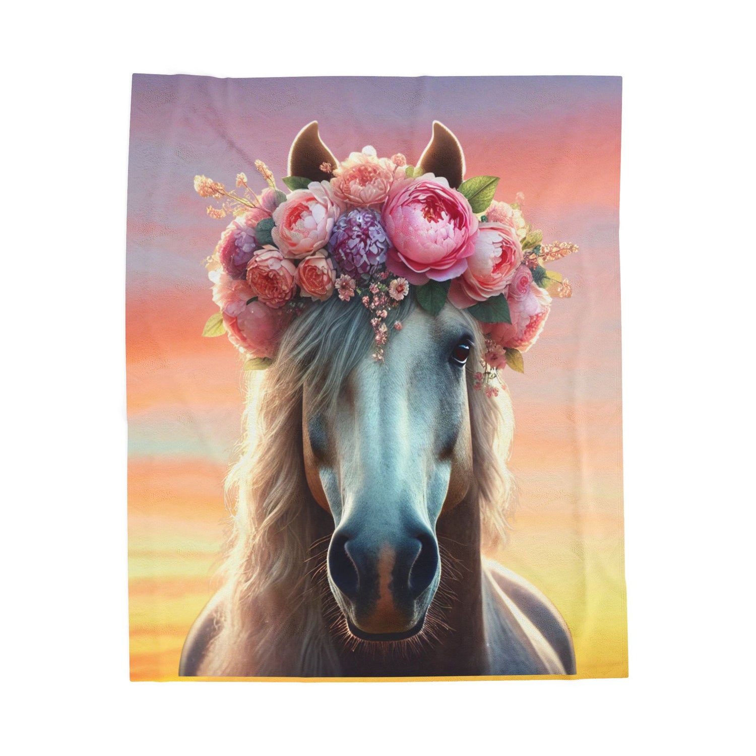 Horse Blanket | Horse Dreams Velveteen Blanket