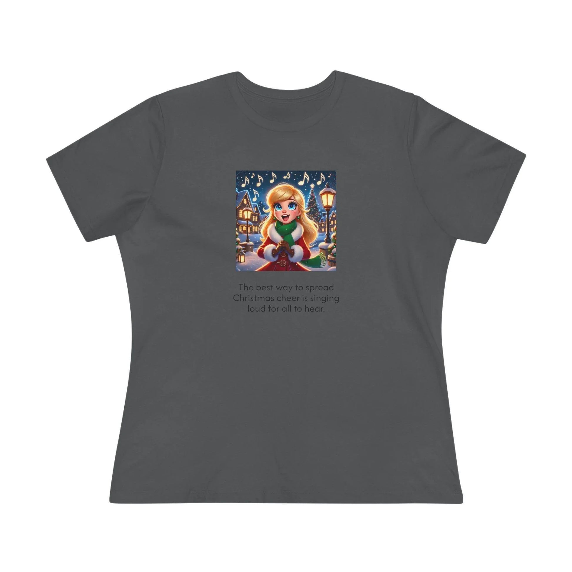 Caroler - Christmas Cheer - LBH Girl - Women's Softstyle Tee - Whippie's