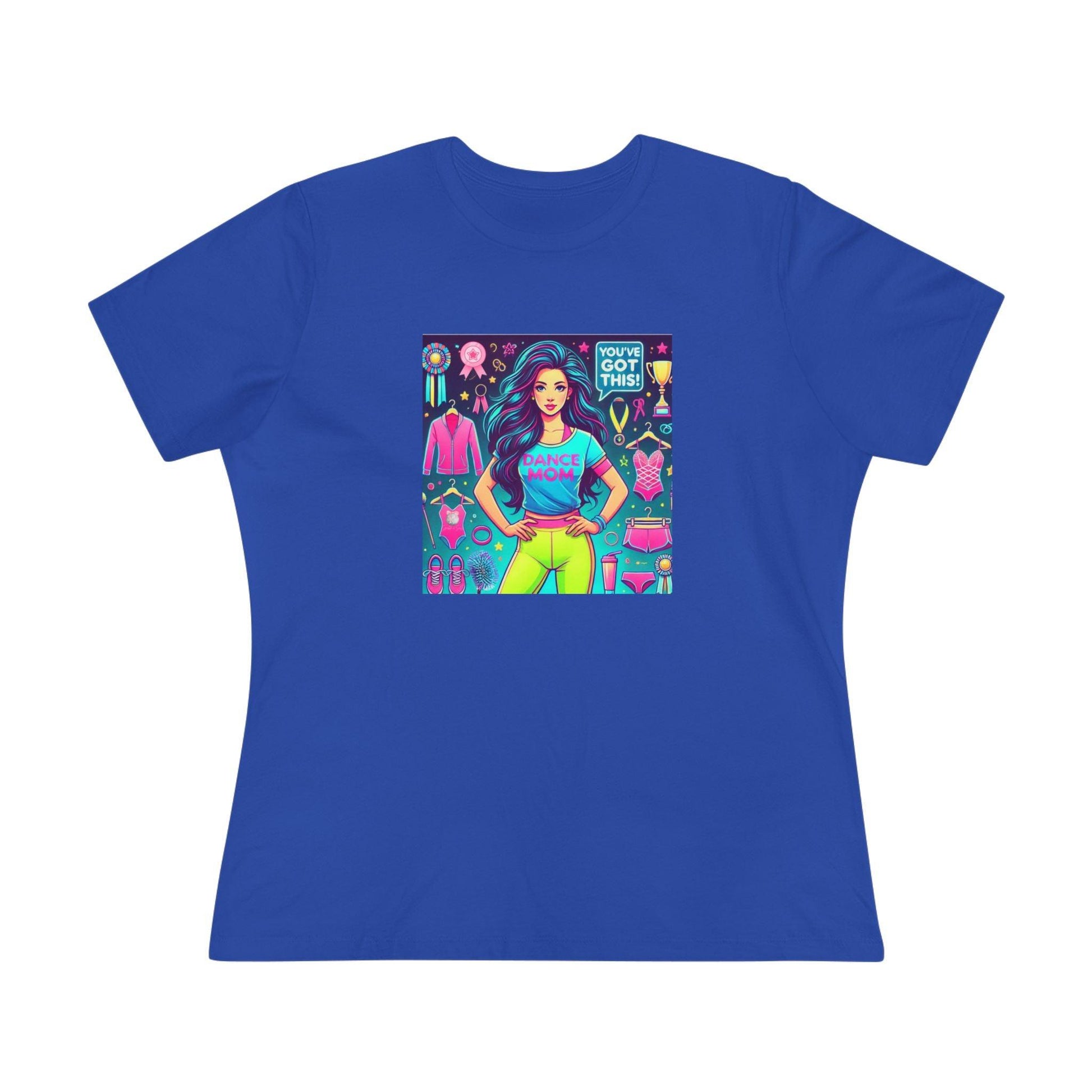 Dance Mom Magic (Black Hair) - A Colorful Celebration 🌈 - Women's Softstyle Tee - Whippie's