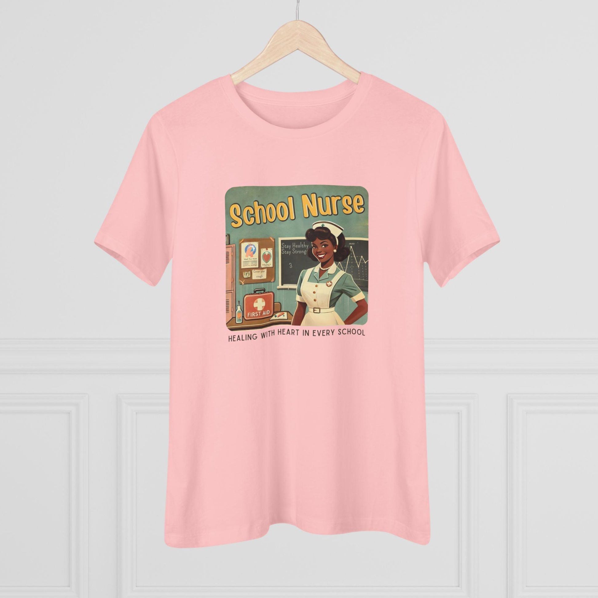 School Nurse Hero Tee (2) - Healing with Heart in Every School 🩺❤️ - Whippie's