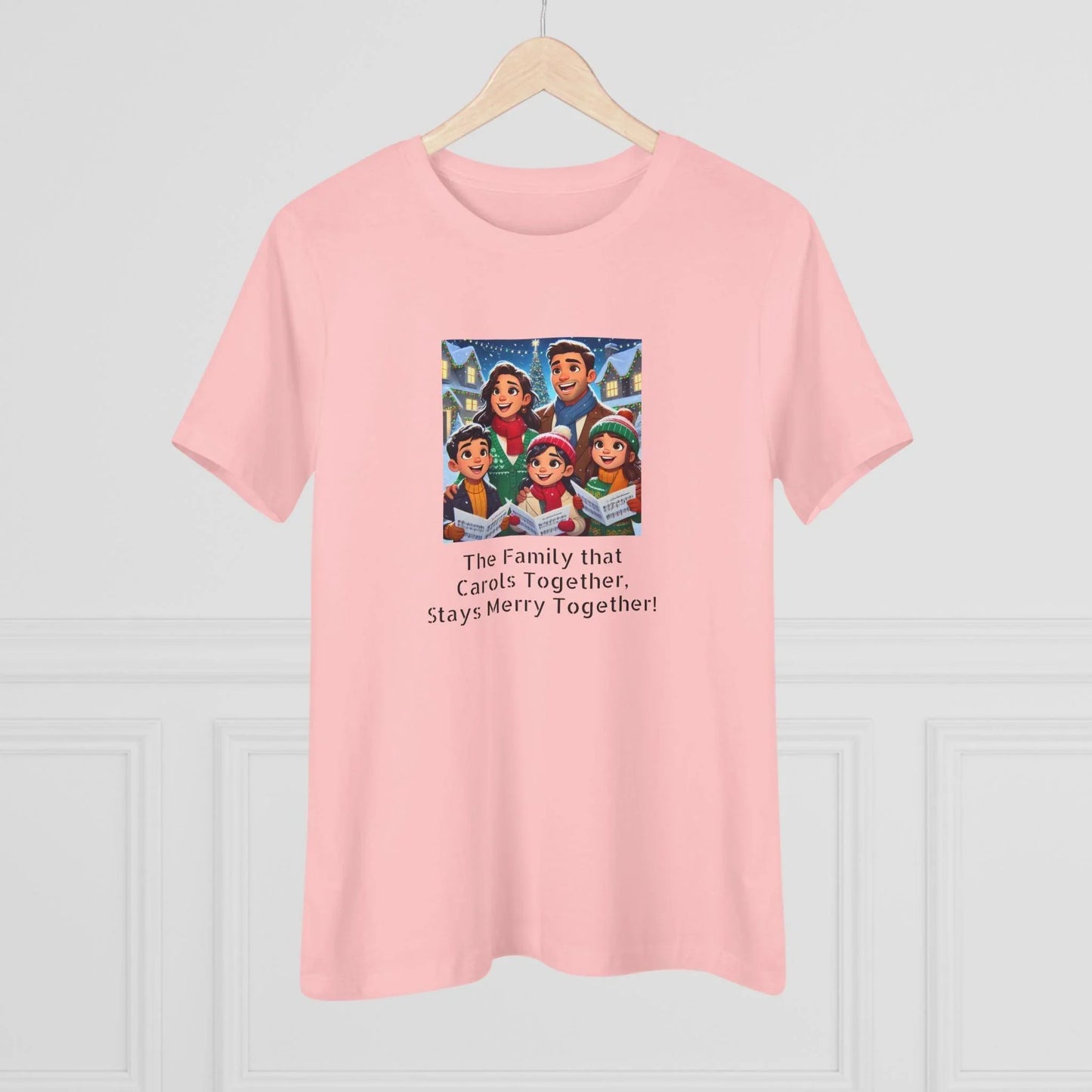 The Family that Carols Together, Stays Merry Together! - Women's Softstyle Tee - Whippie's