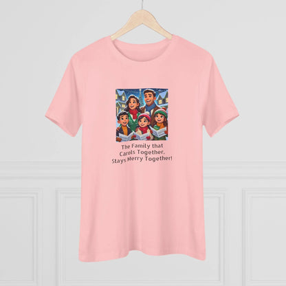 The Family that Carols Together, Stays Merry Together! - Women's Softstyle Tee - Whippie's