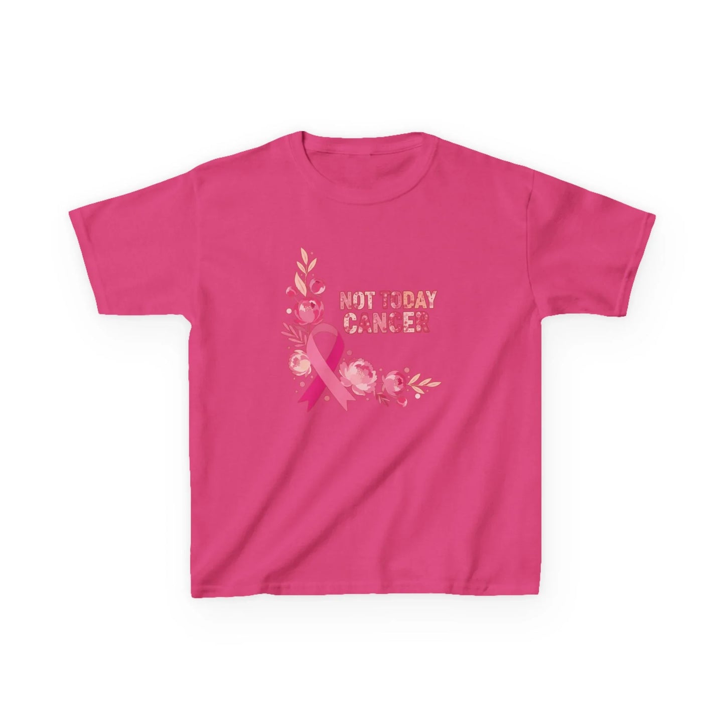 Lisa Whippie Fundraiser Breast Cancer Tee - Not Today Cancer Peony Youth