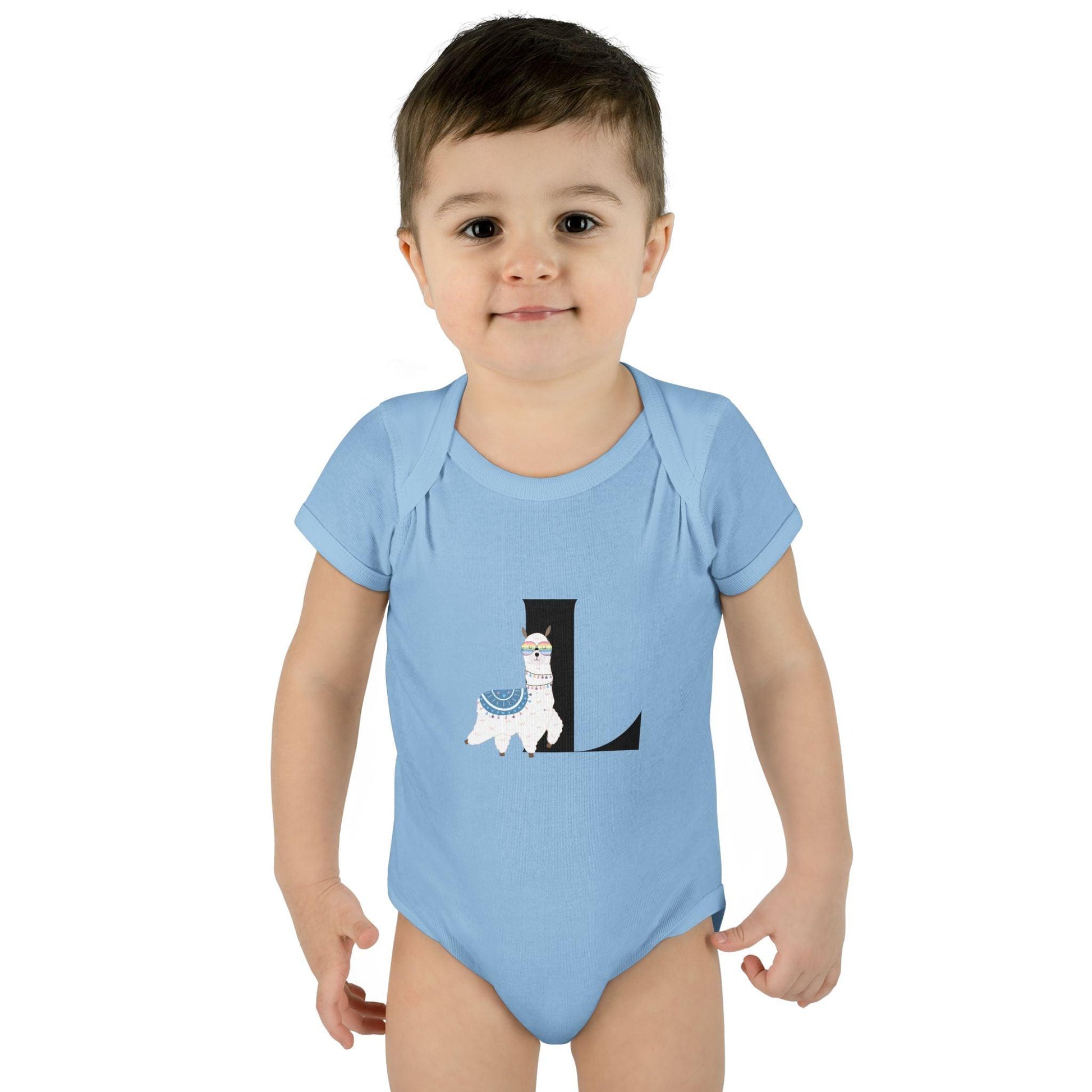 Alphabet Adventures: Letter L - Llama Baby Onesie L is for Llama Lovin' - Whippie's