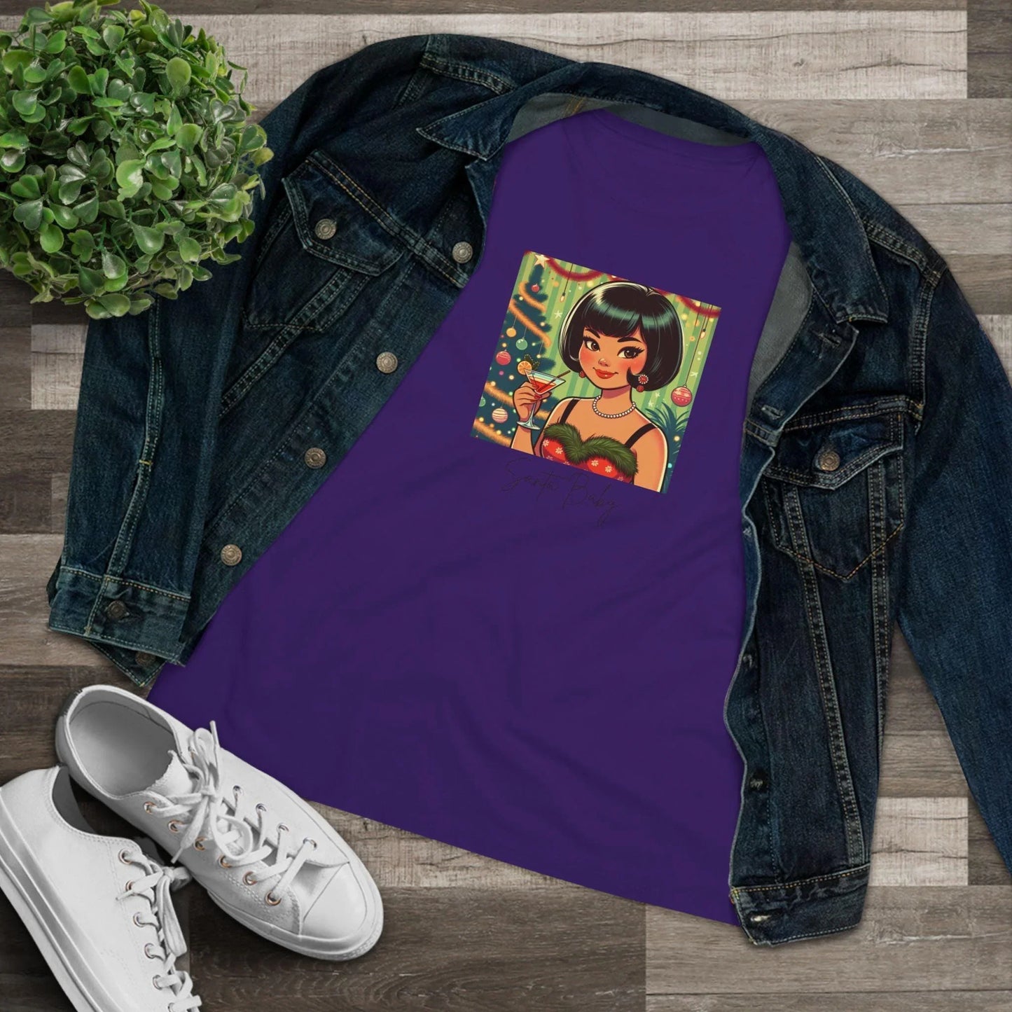 Santa Baby - Women's Softstyle Tee - Whippie's