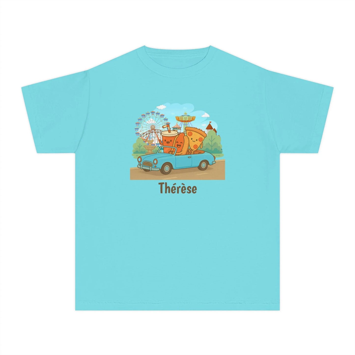 Fast Food Joyride Youth Tee - Fun & Whimsical Adventures! Personalizable