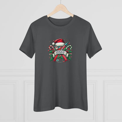 Santa's Favorite School Nurse - Women's Softstyle Tee - Whippie's
