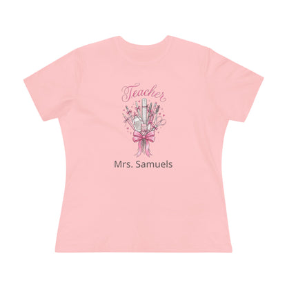 Teacher Appreciation Tee | Personalized Bow Teacher Shirt