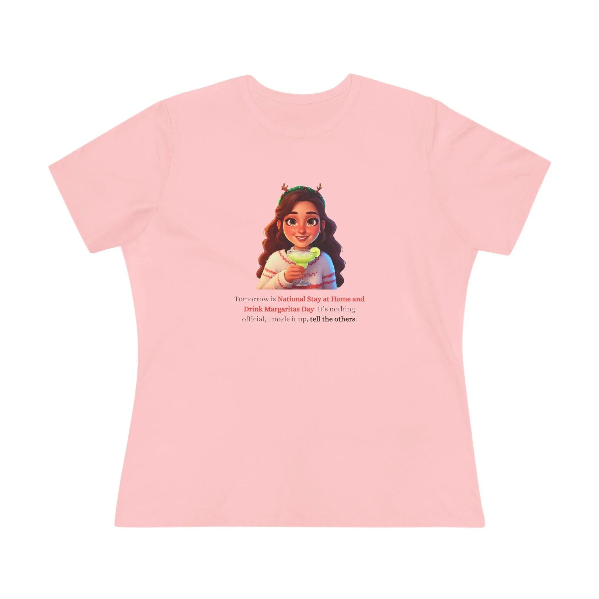 Margarita Day, It's Official (Because I Said So!) - Christmas Cheer 🍹 - Women's Cotton Tee 🍹 - Whippie's