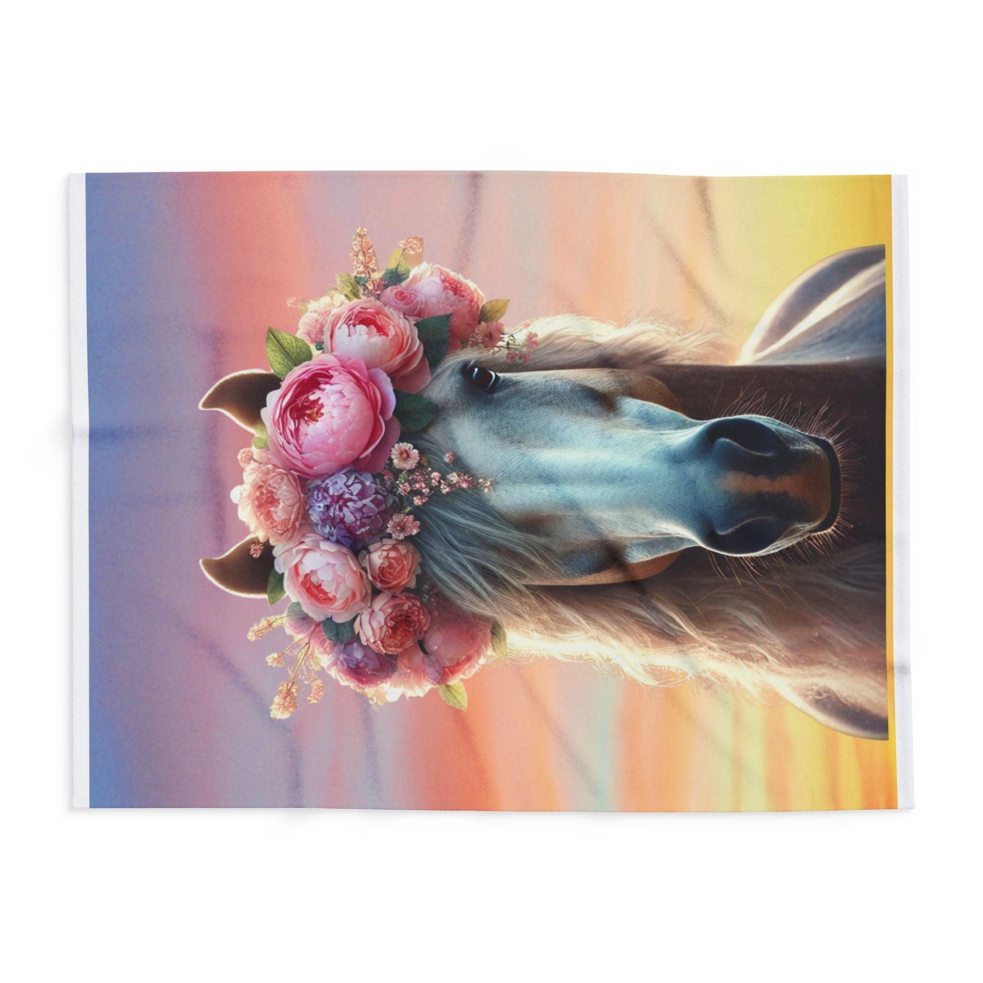 Horse Dreams Arctic Fleece Blanket - Cozy Up with Equestrian Charm! 🐴✨ - Whippie's