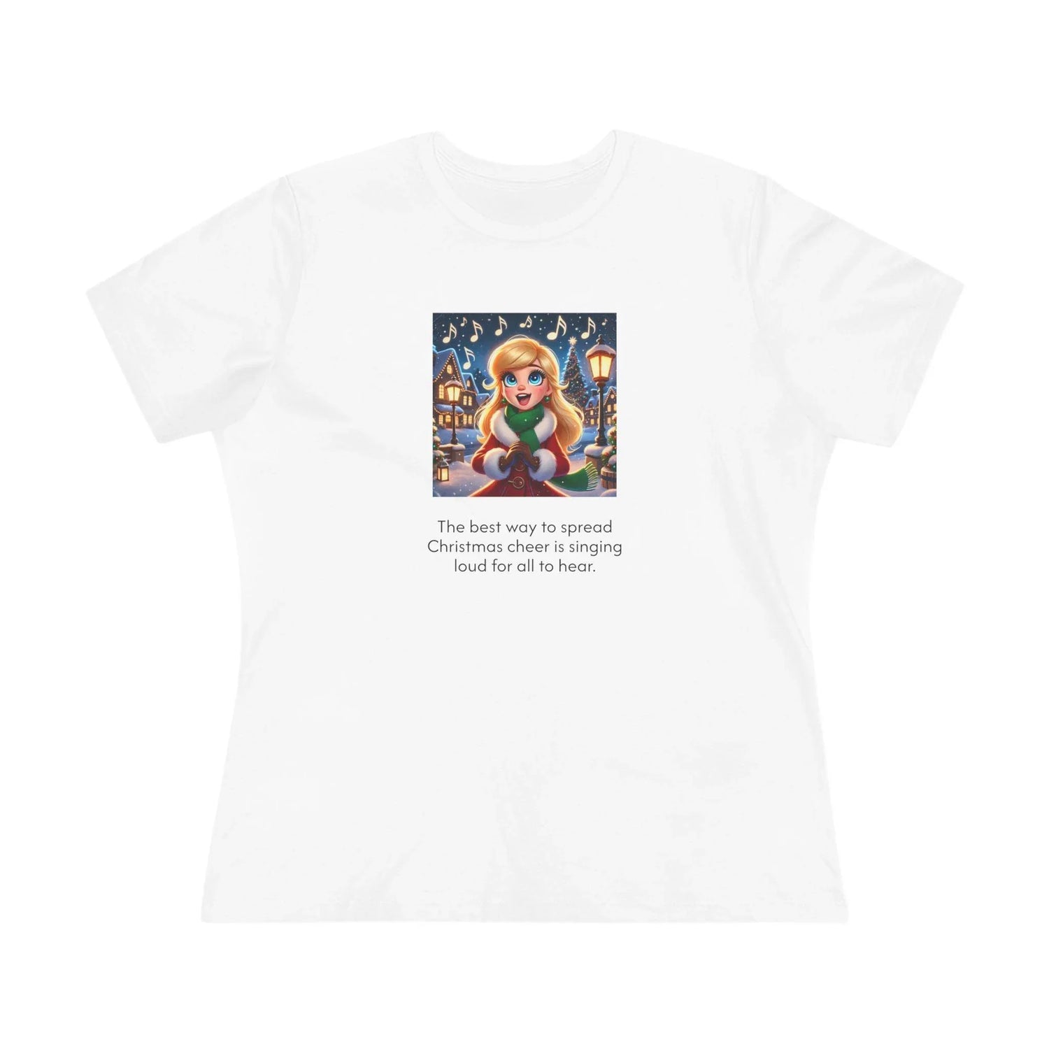 Caroler - Christmas Cheer - LBH Girl - Women's Softstyle Tee - Whippie's